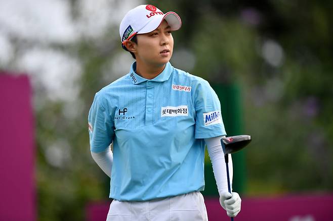 김효주가 2024 LPGA투어 시즌 최종전 CME그룹 투어 챔피언십 진출하기 위해 결의를 다지고 있다. 지난 7월 에비앙 챔피언십에서 경기중인 김효주.  ｜게티이미지