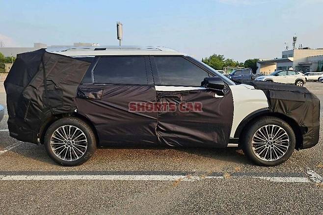 현대차 '팰리세이드 풀체인지' 테스트카 (출처 : 오토스파이넷)