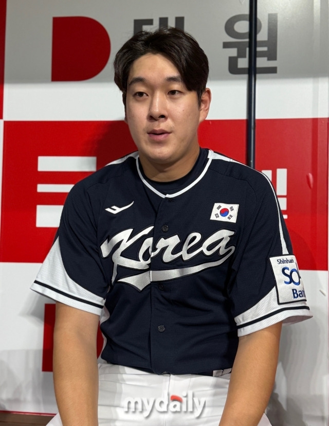 2024 세계야구소프트볼연맹(WBSC) 프리미어12 대표팀 나승엽./고척 = 박승환 기자