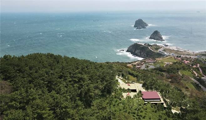 부산 남구 이기대 예술공원에 들어설 오륙도 아트센터 조감도. 부산시 제공