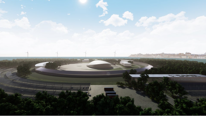 혁신형 SMR 조감도. (출처=한국수력원자력 블로그)&nbsp;