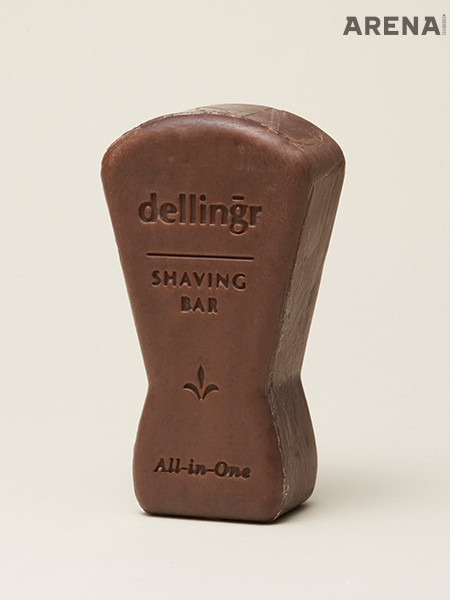 DELLINGR 쫀쫀한 비피다 앰플이 오일 코팅막을 씌워 피부를 보호해주는 셰이빙 바 100g 3만1900원 델링그 제품.
