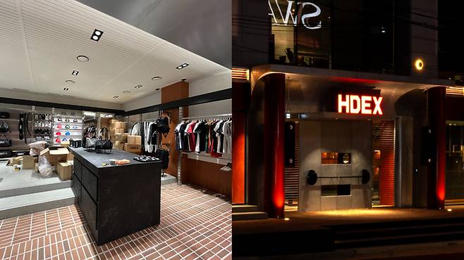 서울 강남 도산공원에 문을 연 플래그십스토어(디에프코퍼레이션 제공)