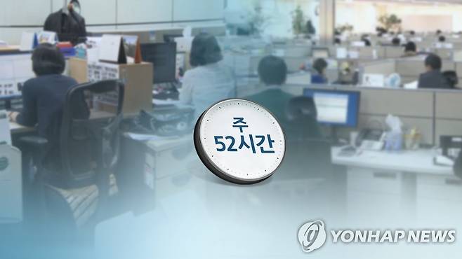 주 52시간제(CG) [연합뉴스TV 제공]