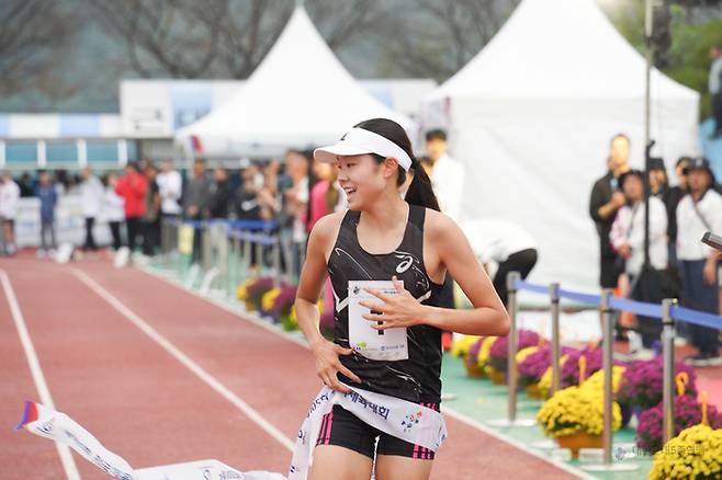 2024 전국체전 근대5종 3관왕 신수민. 사진 | 대한근대5종연맹