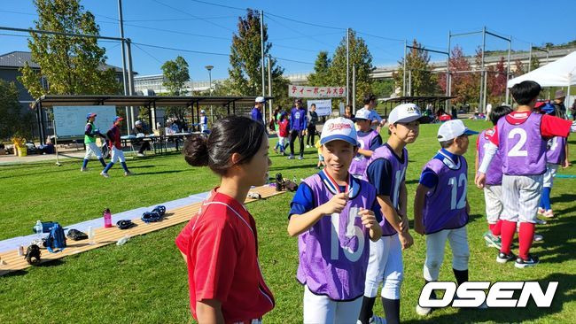 서울 금동초등학교가 참가한 ‘일본 아이치현 국제교류 티볼대회’ /OSEN DB