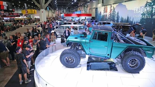 라스베이거스에서 개막한 SEMA 쇼 전경 사진=SEMA