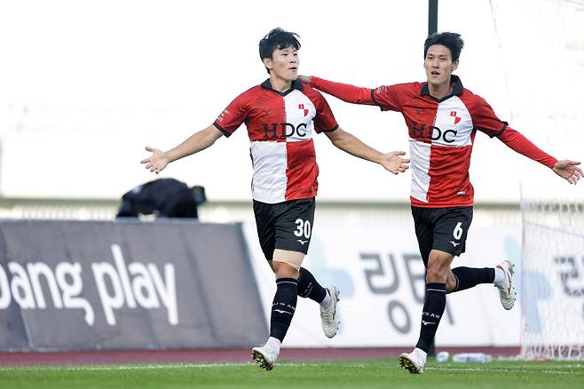 부산 아이파크 세리머니. 사진=프로축구연맹