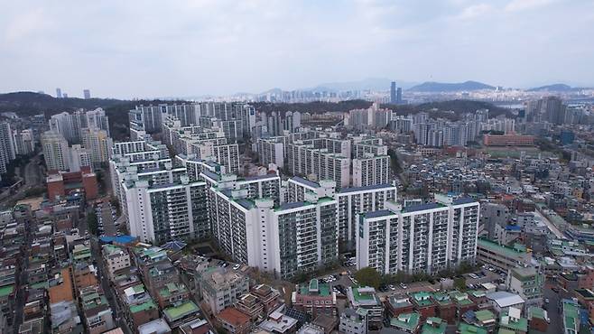 서울 동작구 이수극동·우성2·3단지 아파트 전경. 리모델링주택조합 제공