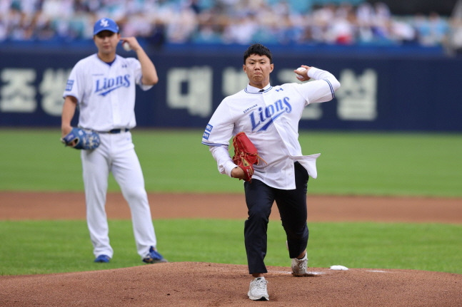 삼성 신인 투수 배찬승. /사진=삼성 라이온즈 제공