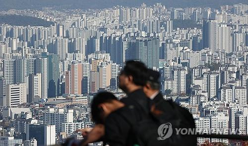 남산에서 본 서울 아파트 모습 [연합뉴스 자료사진]