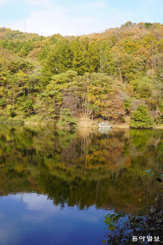 용인 향수산 신원저수지.  전승훈 기자 raphy@donga.com