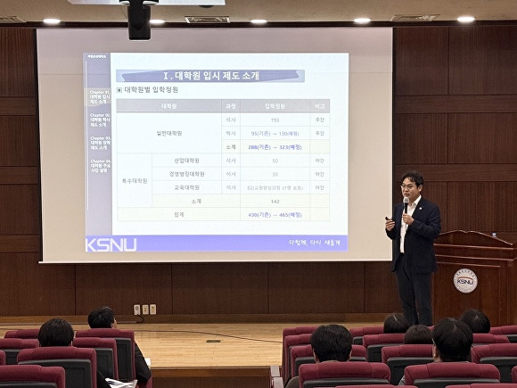 찾아가는 대학원 입시설명회  [사진=국립군산대학교]