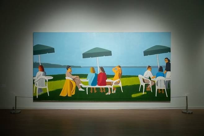 해변 가게 (Beach Stop), 2001 The ALBERTINA Museum, Vienna–The ESSL Collection © Alex Katz/VAGA at ARS, NY/SACK, Seoul