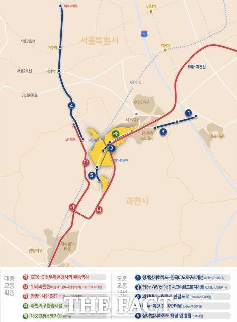 과천지구 광역교통개선대책(안)./국토교통부