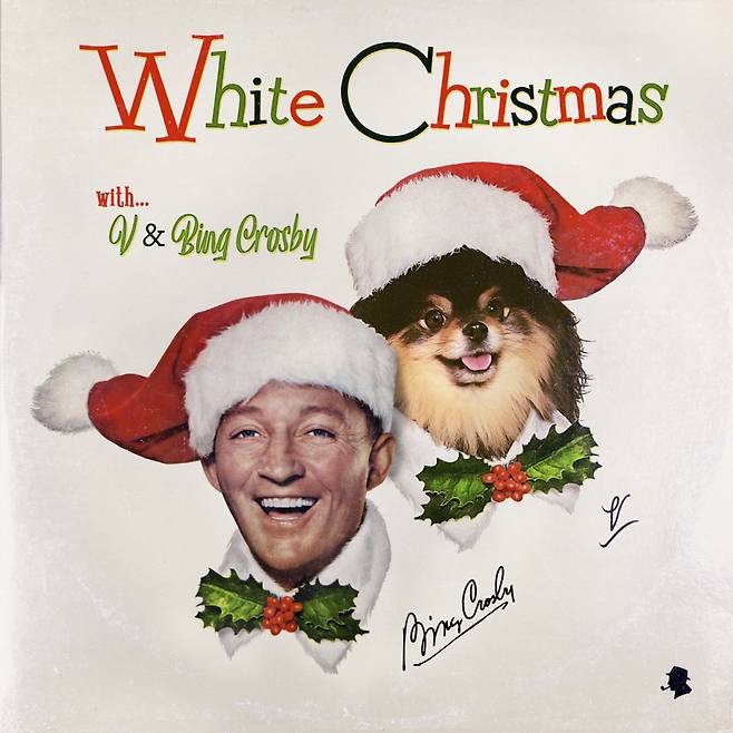 Art for “White Christmas (With V of BTS)” (BigHit Music)