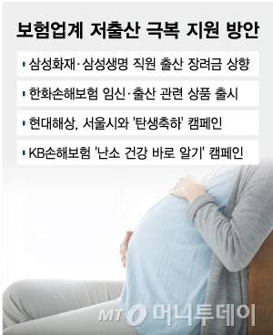 보험업계 저출산 극복 지원 방안/그래픽=최헌정