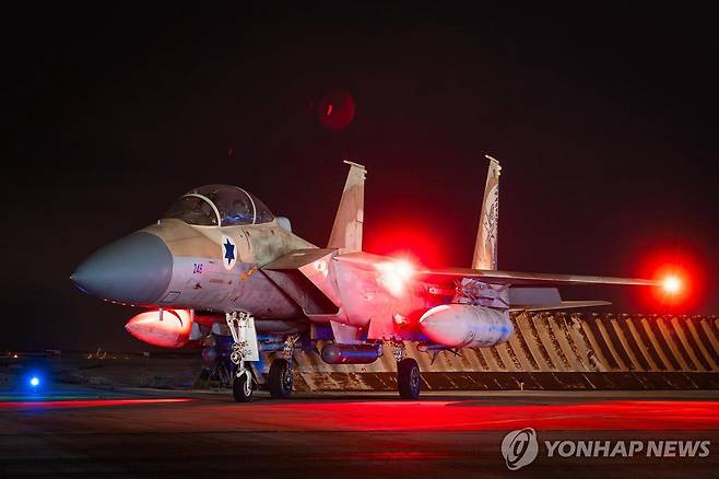 이스라엘군이 운용 중인 F-15 라암 전투기 [UPI 연합뉴스 자료사진. 재판매 및 DB 금지]