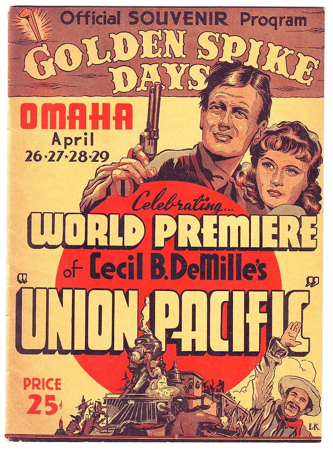 1940년 경성 약초극장에서 개봉한 '대평원'. 원제는 유니온 퍼시픽(Union Pacific), 세실 드밀 감독 작품이다./Public Domain