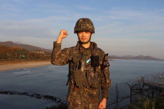 육군 22사단 김군기 중위. 육군 제22보병사단 제공