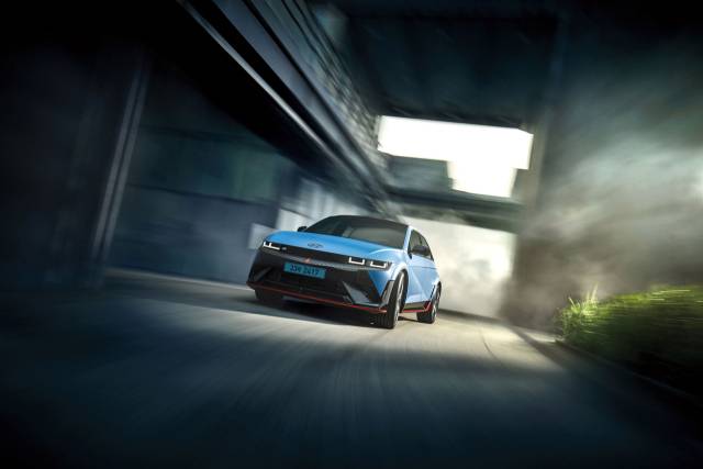 현대자동차가 첨단 전동화 기술을 집약한 고성능 전기차 ‘2025 아이오닉5N’. 사진 제공=현대차