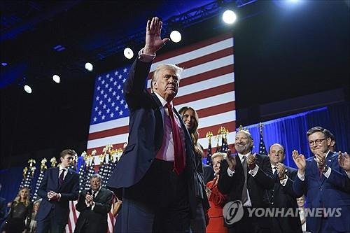 도널드 트럼프 미국 대통령 당선인 [AP 연합뉴스 자료사진. 재판매 및 DB 금지]