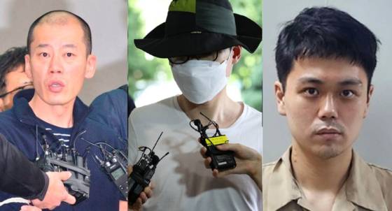'2019 진주 방화·흉기난동' 안인득, '2024 일본도 살인' 백OO, '2024 흡연장 살인' 최성우