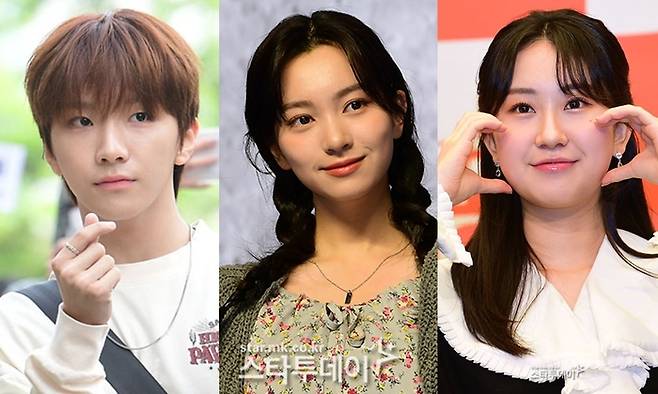 보이넥스트도어 운학, 갈소원, 전유진. 사진| 스타투데이 DB