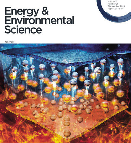 연구 성과가 게재된 국제 학술지 ‘에너지 환경과학’표지 [KAIST 제공]