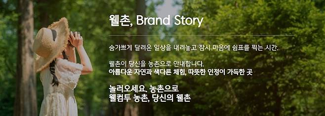 웰촌 누리집의 웰촌&nbsp;소개.