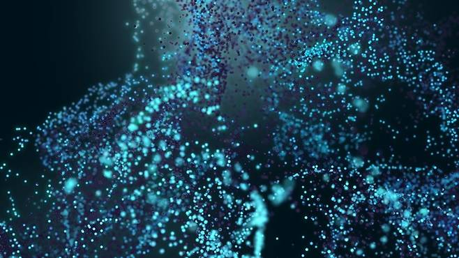 3D 렌더링으로 관찰한 미세먼지 입자. 게티이미지뱅크&nbsp;