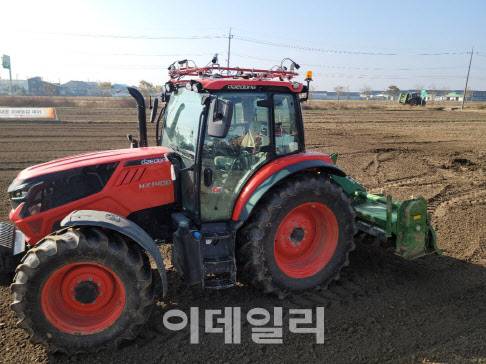 대동 온디바이스 AI트랙터 시제품 (사진=노희준 기자)
