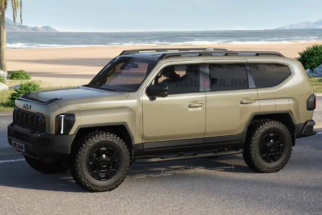 사진 : 기아 타스만 SUV 상상도 (출처=Kelsonik)