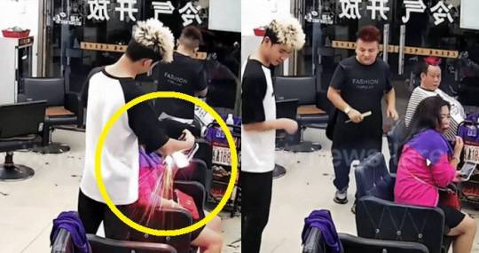 중국의 한 미용실에서 사용 중이던 헤어드라이기가 갑자기 폭발하는 사고가 발생했다. 뉴시스(docnhanh)