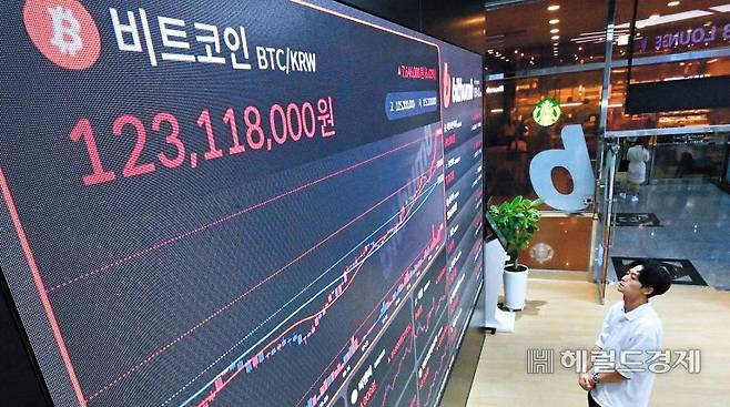 비트코인 전광판