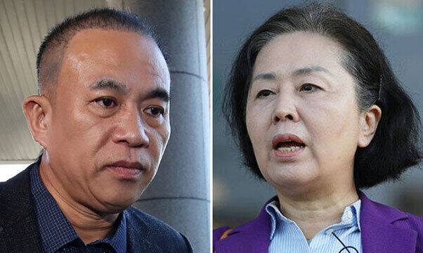 명태균 씨(왼쪽)와 김영선 전 의원. 뉴스1