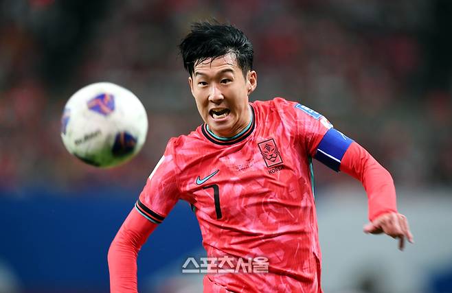 A매치 통산 50번째 골을 달성한 축구대표팀 캡틴 손흥민. 최승섭기자 thunder@sportsseoul.com