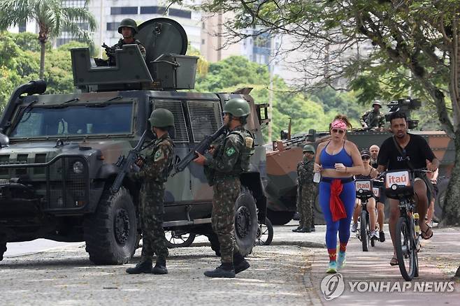 G20 정상회의 '경비 삼엄' [리우데자네이루 로이터=연합뉴스. 재판매 및 DB 금지]