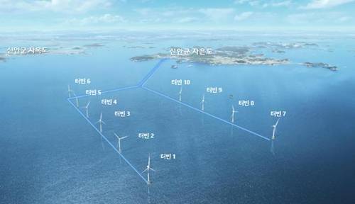 전남해상풍력1단지 조감도 [국무총리실 제공]
