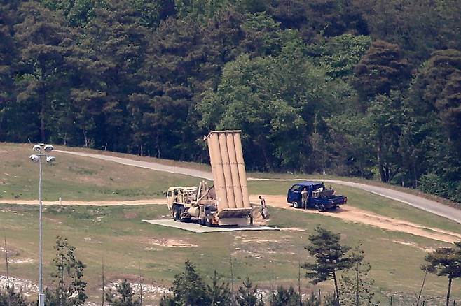 지난 2021년 5월 14일 경북 성주군 초전면 소성리 사드(THAAD·고고도 미사일 방어 체계) 기지 모습./뉴스1