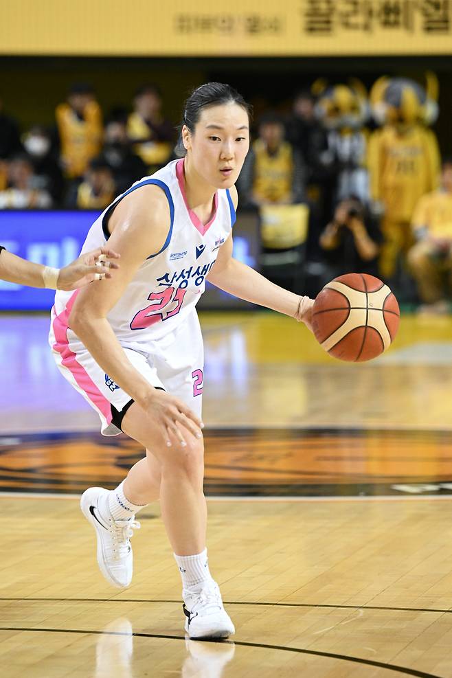 삼성생명 배혜윤.  WKBL 제공