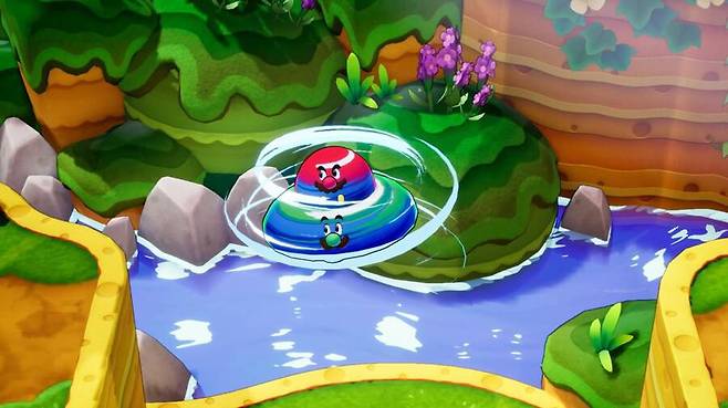 먼 거리를 이동하게 해주는 UFO 스핀(필드)