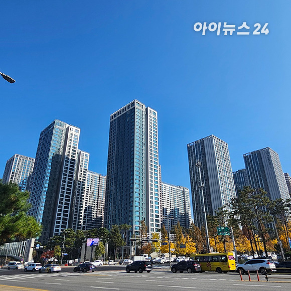 오는 27일부터 입주가 시작하는 올림픽파크 포레온 전경 2024.11.13 [사진=이효정 기자 ]