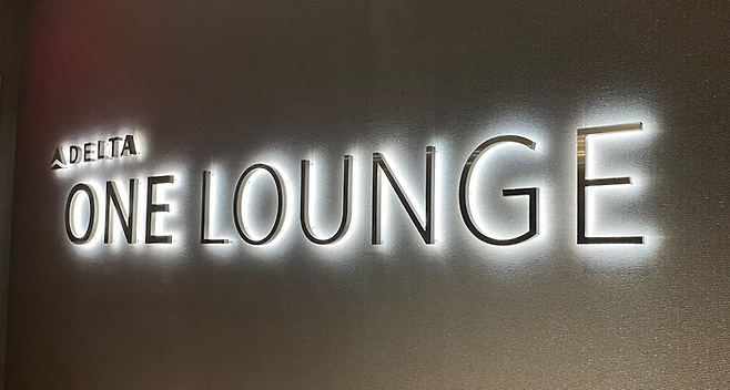 델타원 라운지 로고. [사진=안서진 기자]