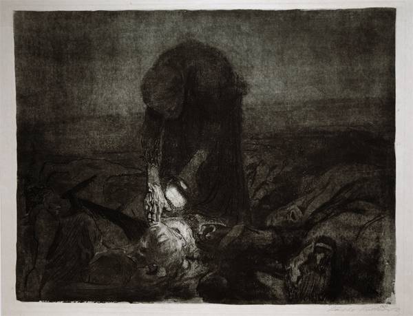 케테 콜비츠, ‘농민 전쟁 연작 8, 전쟁터’