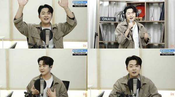 ▲ 박민수가 20일 방송된 BTN라디오 '별사랑의 별 하나 사랑 둘'에 출연한 모습. 유튜브 영상 캡처