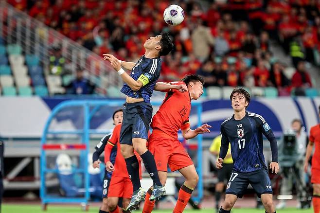 ▲ 중국에서 놀림의 대상인 중국 축구대표팀이 2026 북중미 월드컵 본선 직행의 꿈을 꾸고 있다. ⓒ연합뉴스/AFP