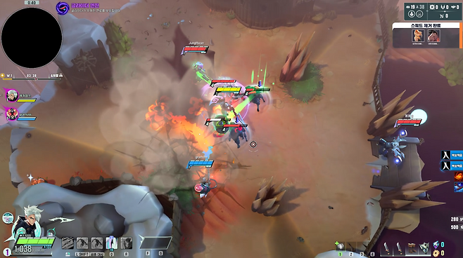 - 초반부 교전은 리스크가 상당히 크다