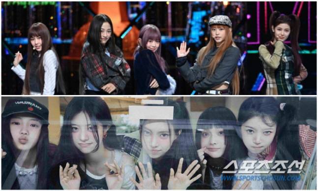 뉴진스(위)와 아일릿. 사진 출처=스포츠조선DB, 빌리프랩