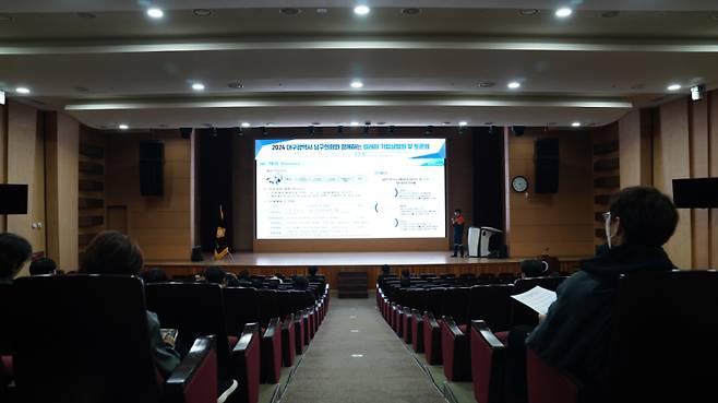 영남이공대가 ㈜포스코PR테크 기업설명회를 끝으로 취업활성화를 위한 릴레이 기업설명회를 마무리했다. 영남이공대 제공